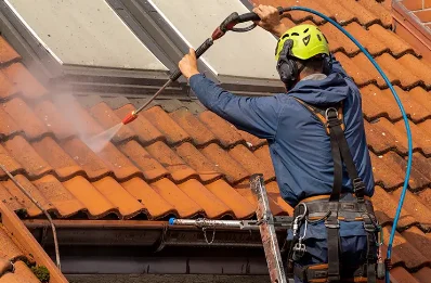 Démoussage et hydrofuge de toiture à Madiran
